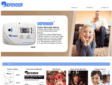 Tablet Screenshot of defenderdetectors.com